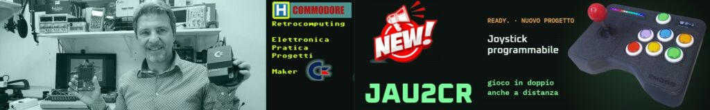 EMD69 The Commodore Hospital: novità JAU2CR, joystick programmabile con gioco in doppio anche a distanza